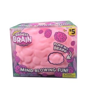 PPNC Jumbo Madness Brain Pink Squishy Stress Relief Sensory Toy New